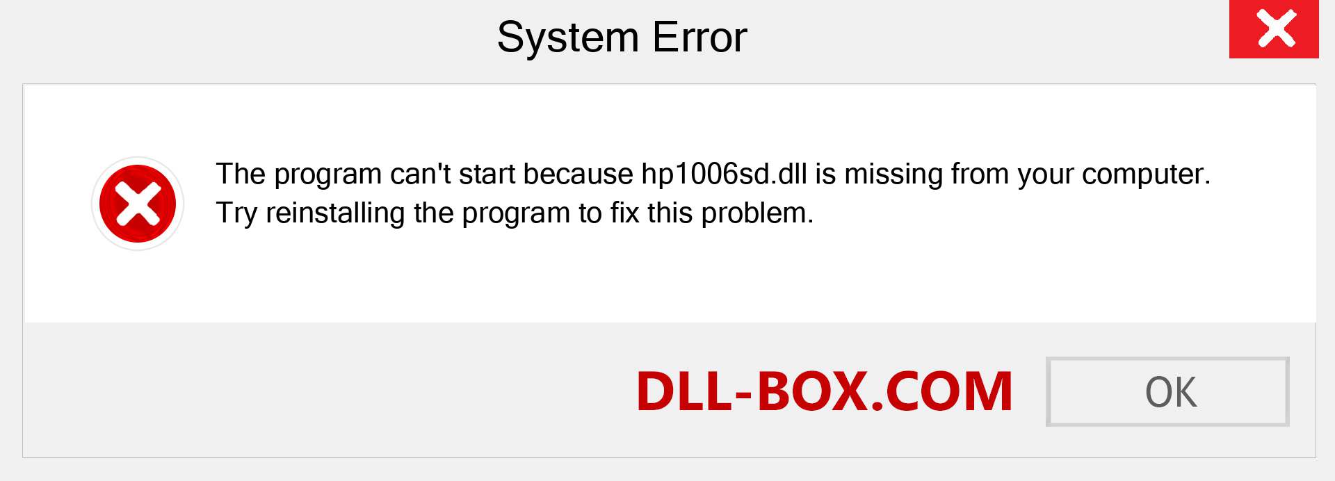  hp1006sd.dll file is missing?. Download for Windows 7, 8, 10 - Fix  hp1006sd dll Missing Error on Windows, photos, images